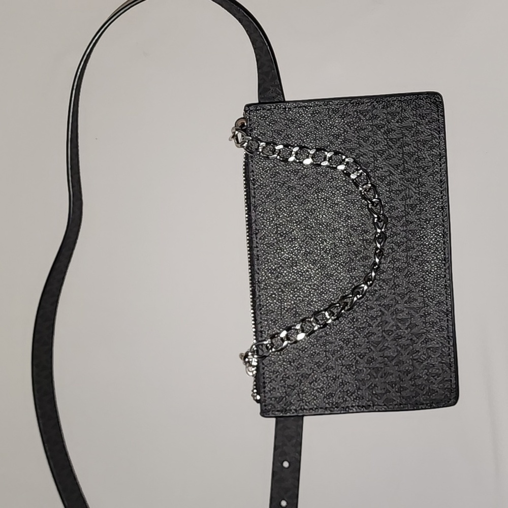 NWT Michael Kors MK Belt Bag with Chain detail